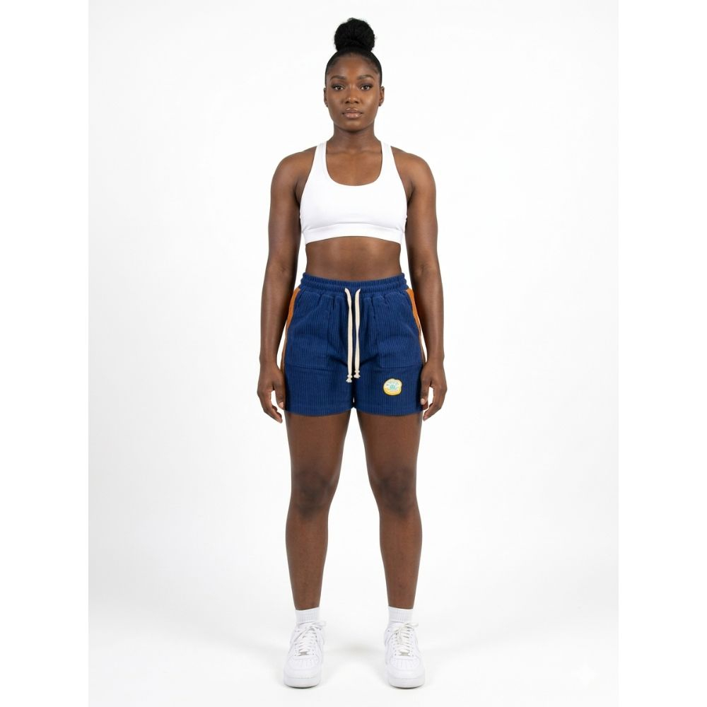 Unisex Textured Drawstring Casual Shorts